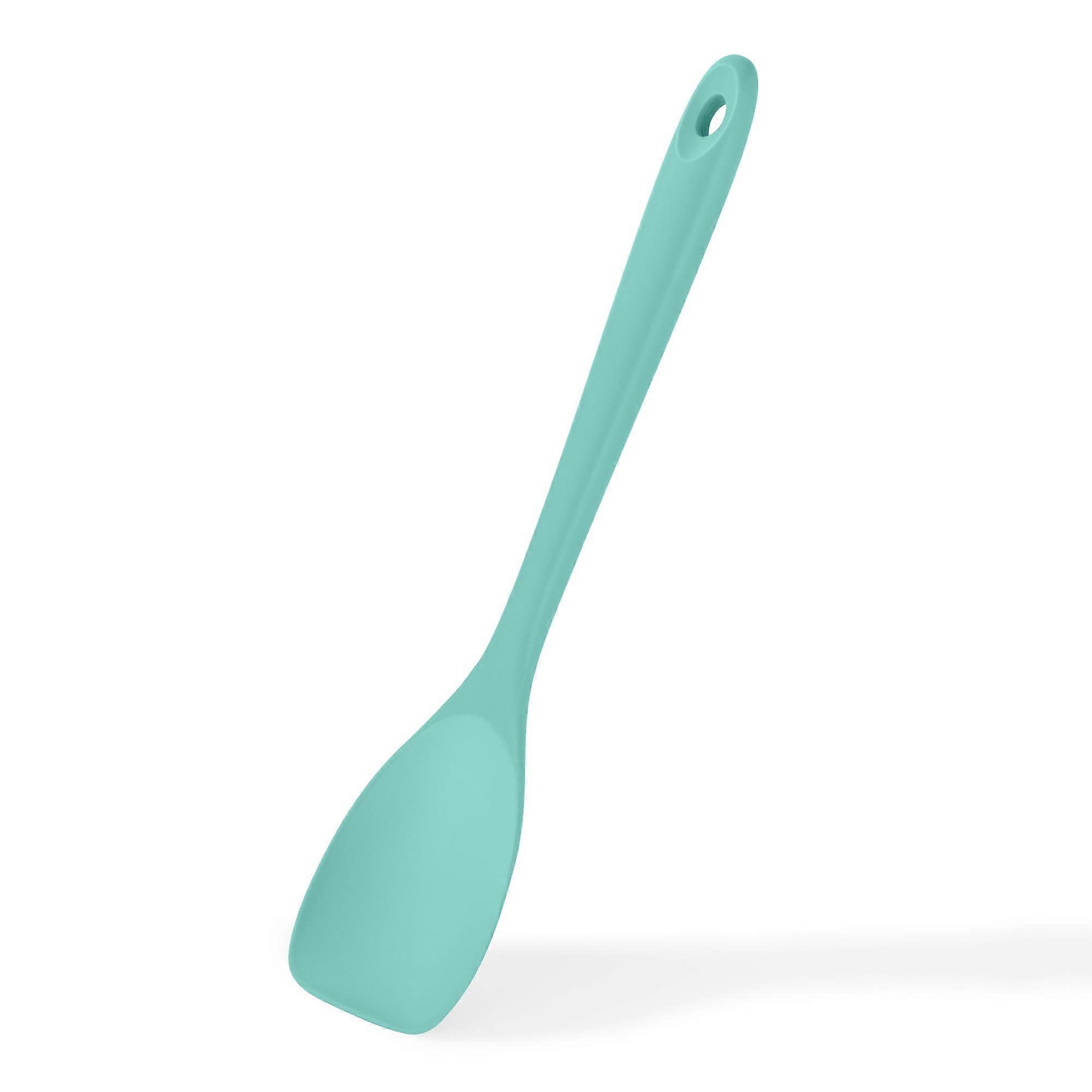 600ºF heat - resistant silicone spoonula flexible scoop for cooking mixing scraping and flipping in non - stick cookware