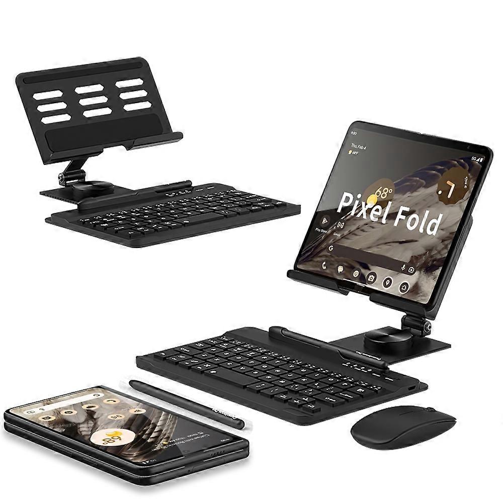 Clavier Bluetooth pliable GKK + support + stylet + souris