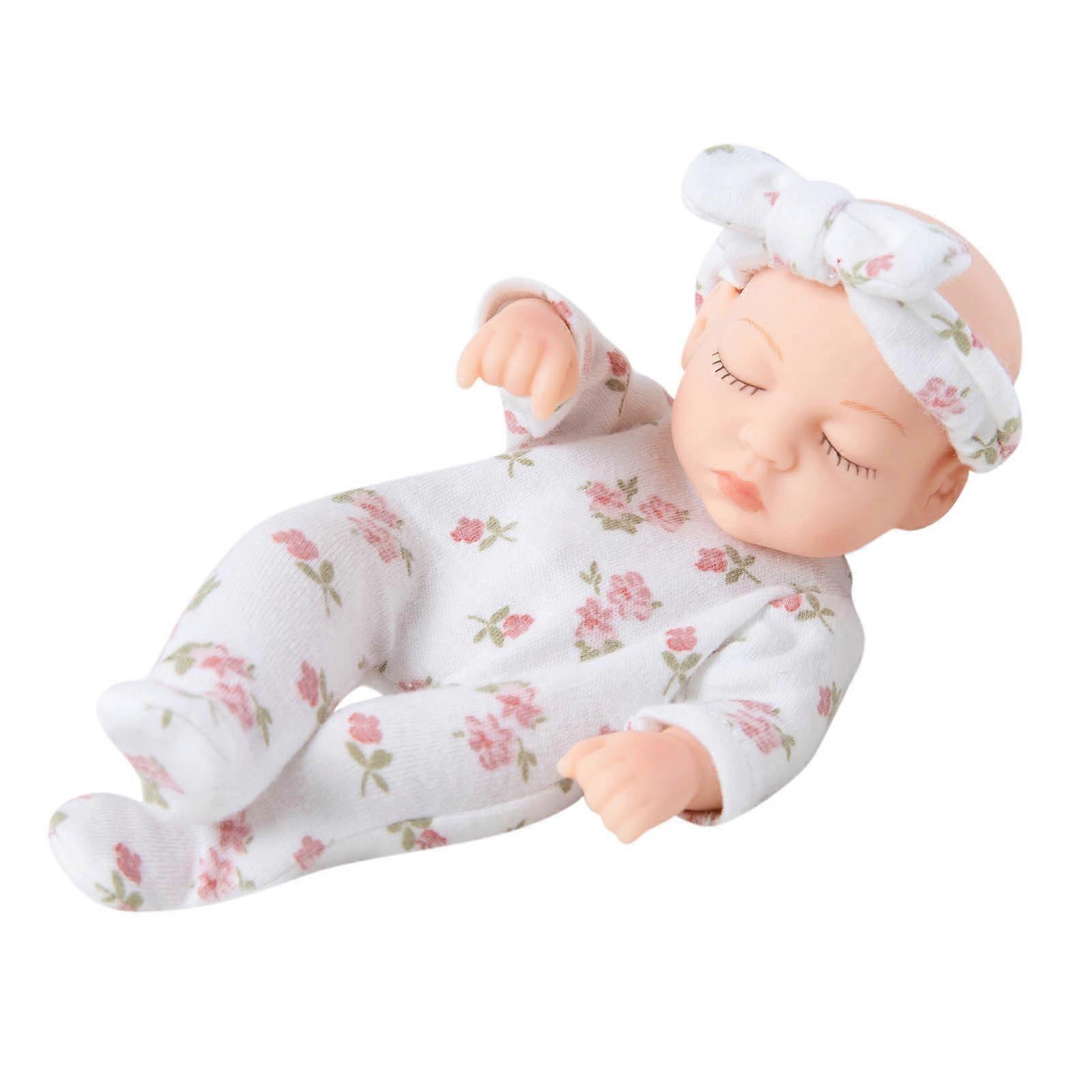 18cm Reborn Doll Simulation Pacifier Baby Bib Change Soft Rubber Toy Gift