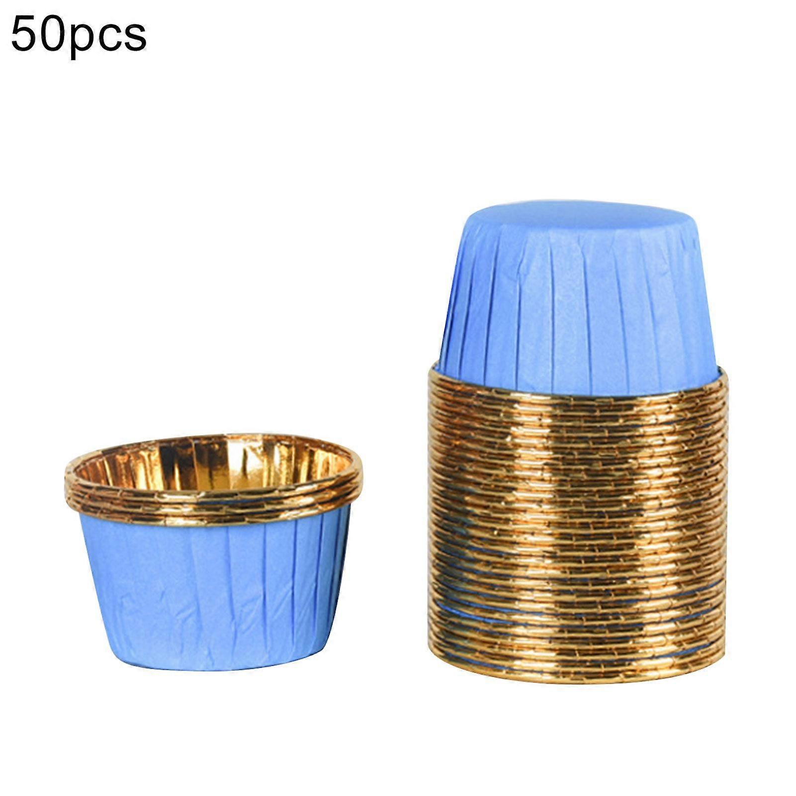 SW 50Pcs Cupcake Cake Liner Wrappers Paper Cup Tray Muffin Anti-Oil Baking Supply