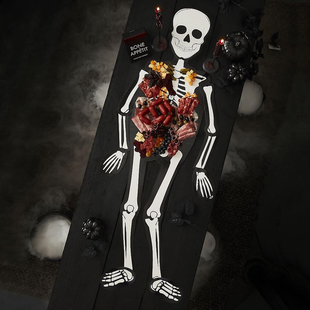 Halloween Skeleton Grazing Board Tray | Party Table Buffet Decoration