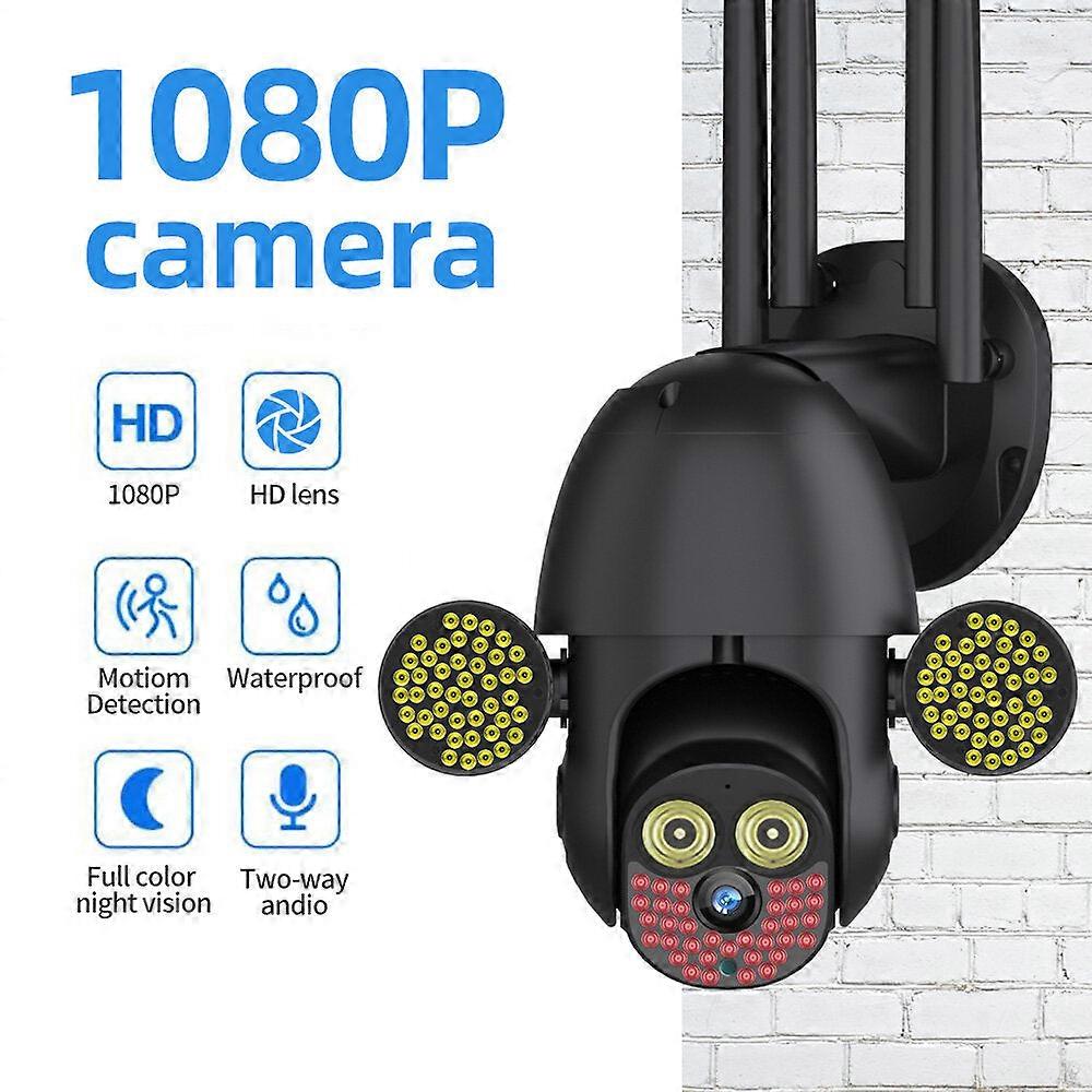 Ebox 127 Led 1080p 2mp Ip Camera Outdoor Wireless Wifi Security Waterproof 360 Pan Tilt Zoom Ir Two-