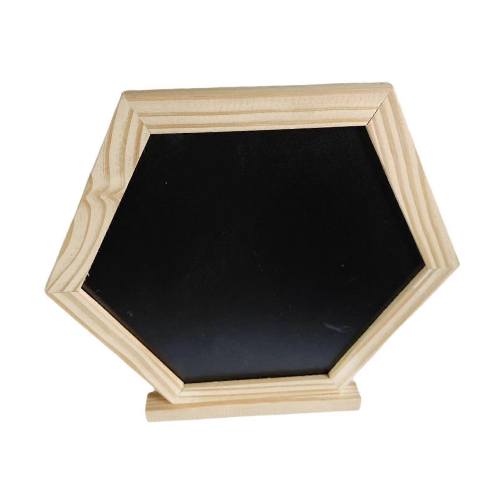 スーパーマーケットのビュッフェパーティーのためのデスクトップの小さな黒板ライティングメッセージボード