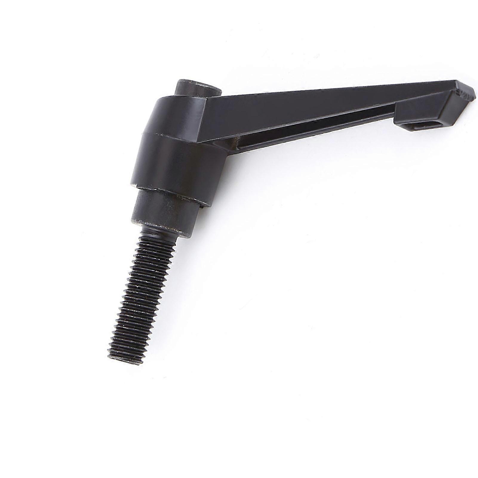 Adjustable M10x25 Clamping Lever Handle Hex Socket Black Alloy