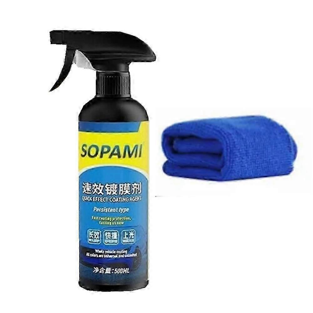 وكيل طلاء السيارة نانو اليد رذاذ كريستال طلاء السيارة الشموع رذاذ التزجيج