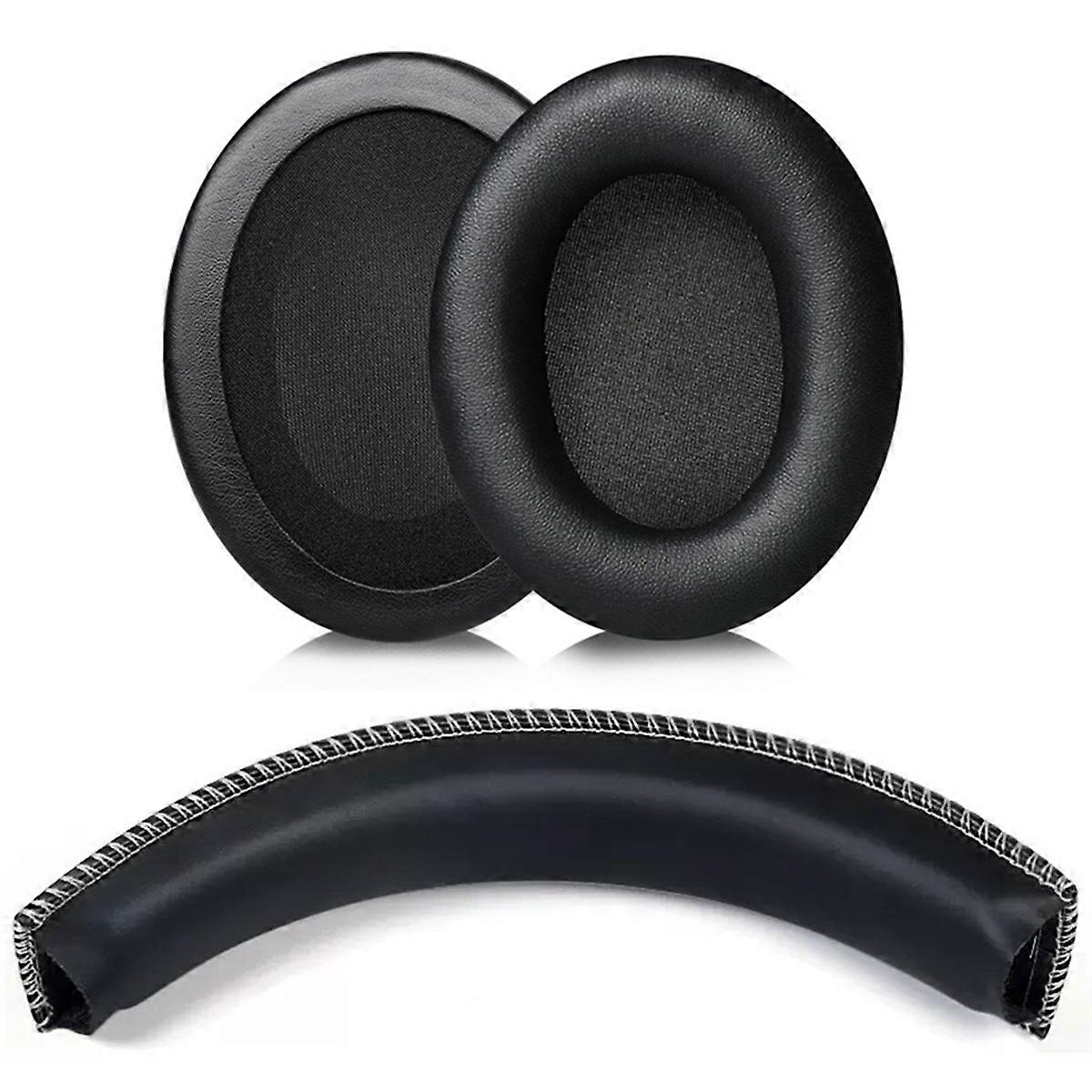 Replacement Ear Pads for Cloud2 Flight S Alpha S Headphones Memory Foam Earpads Protein Leather