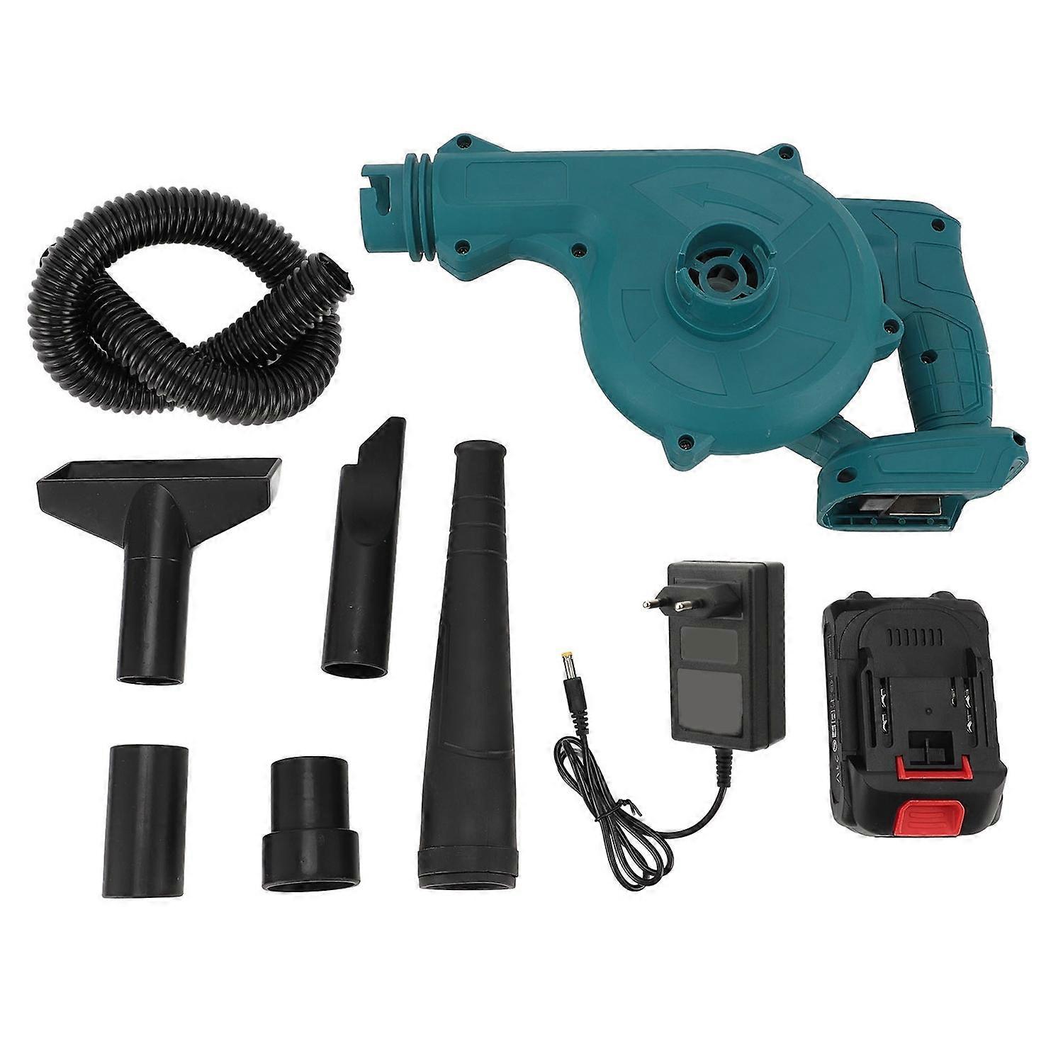 Leaf Blower 3 Speed Blowing Vacuuming Dual Function 1500mAh Battery Powered Leaf Blower for Dust Rem