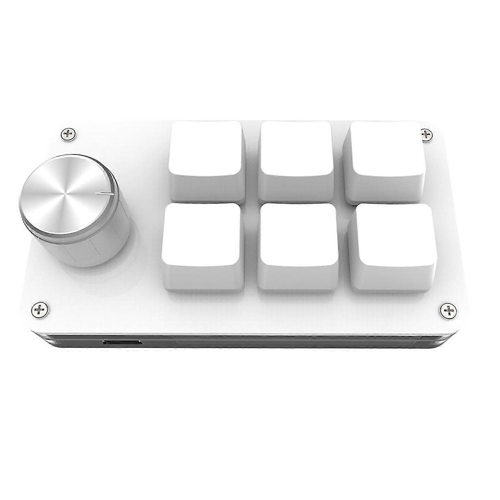 6 Keys Keyboard  Macro Knob Shortcut Customization Keypad