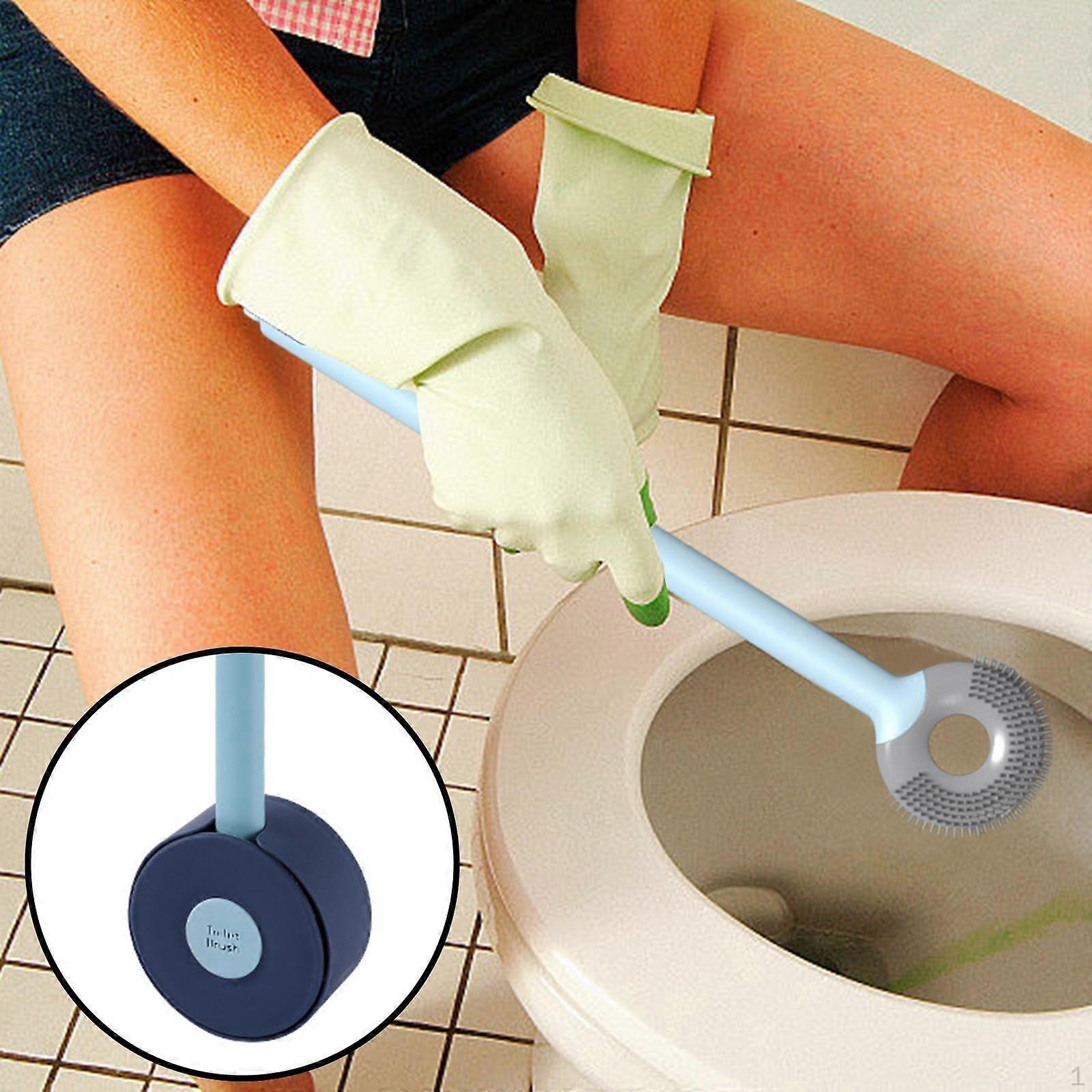 Cleaning Toilet Brush, Cleaner without Drill, Scrubber Brush Set,
