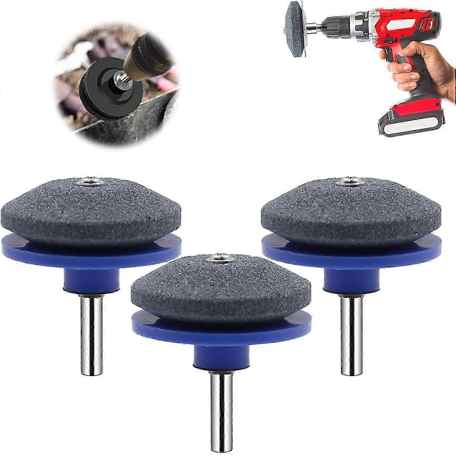 Lawn Mower Blade Sharpener, Lawnmower Dull Blade Sharpener, Lawnmower Blade Sharpener Kit Garden Tool Sharpener Blade Sharpener for Drill