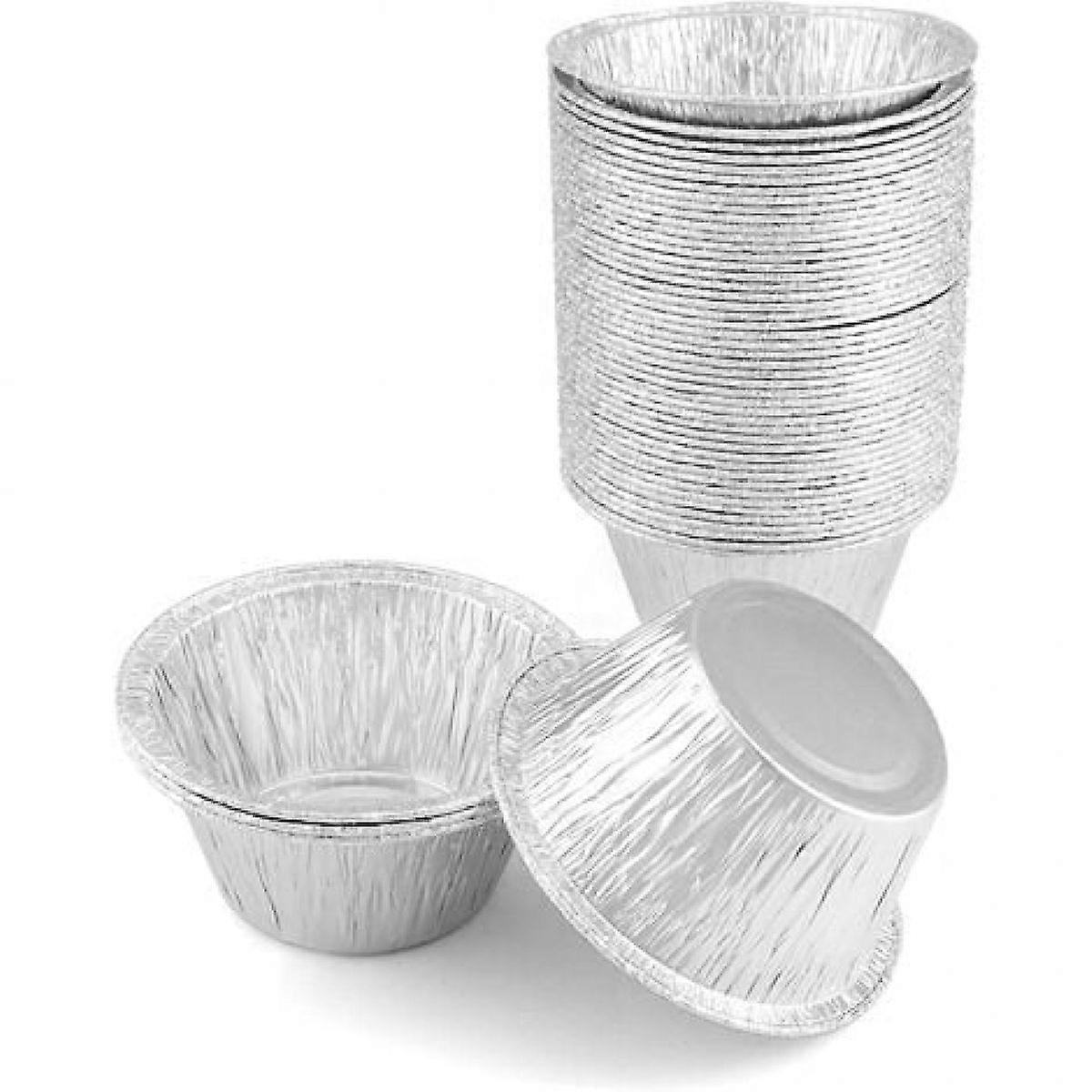 Aluminum Cupcake Liner, Microwave Inapplicable, No Baking tray needed, Eco-friendly Material, Multipurpose, Easy to take the cake out, Heavy-Duty