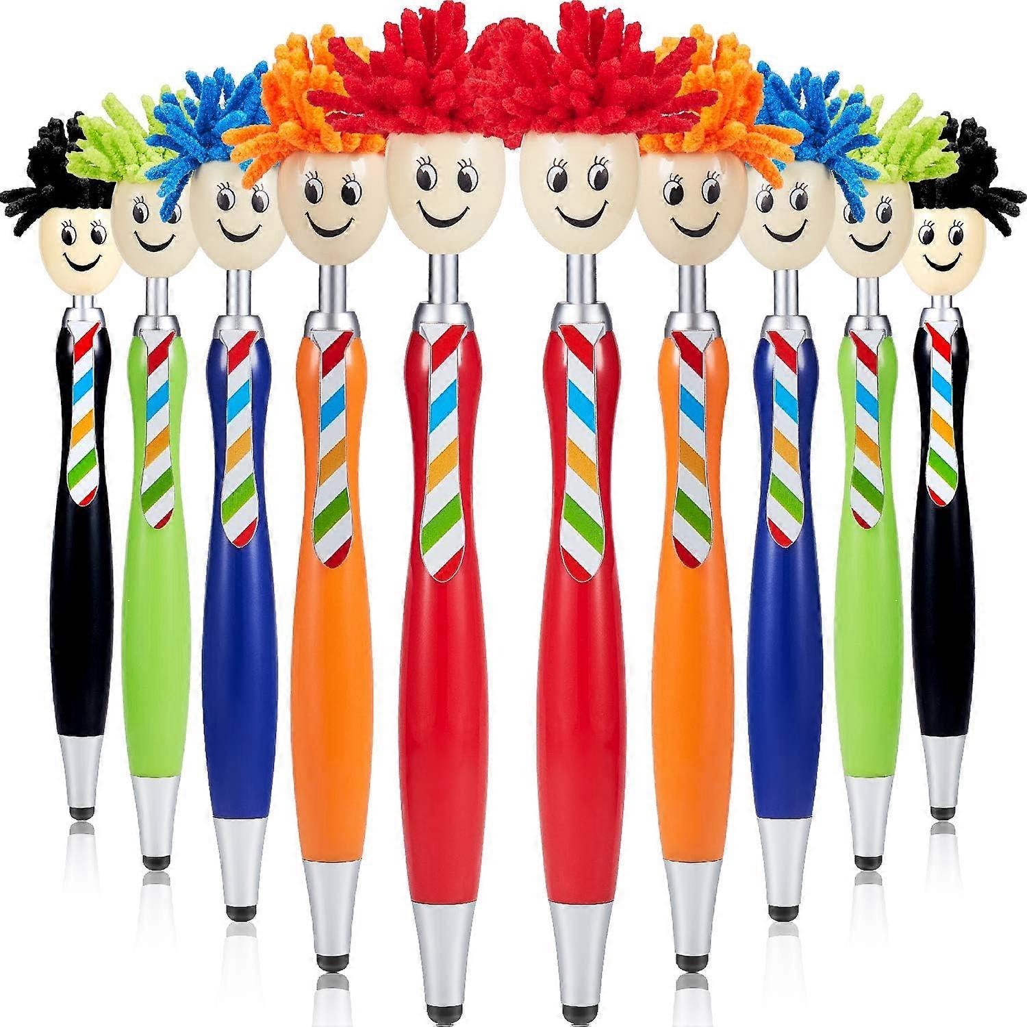 Durable Abs Material, Multi-functional Stylus For Smart Devices, Plastic Ballpoint Pen With Retractable Feature, 2 In 1 Functionality For Writing And