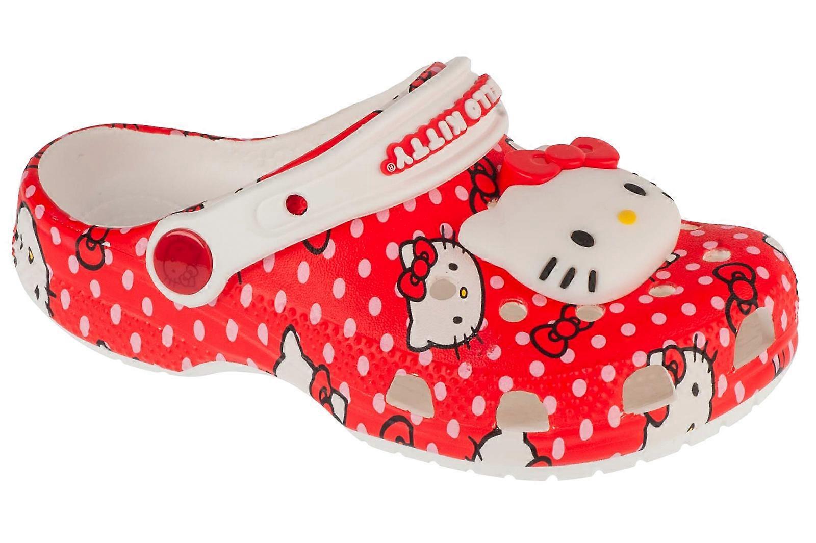 Claquettes Crocs Classic Hello Kitty Rouge Sabot K