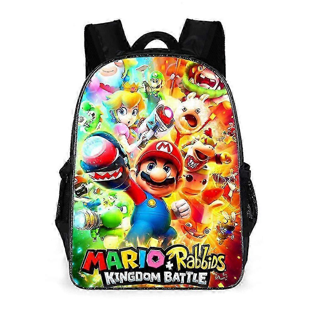 Super Mario Reppu Pojat Tytöt Lasten Sarjakuva Koululaukku Kirjalaukku Matka Reppu Lahja