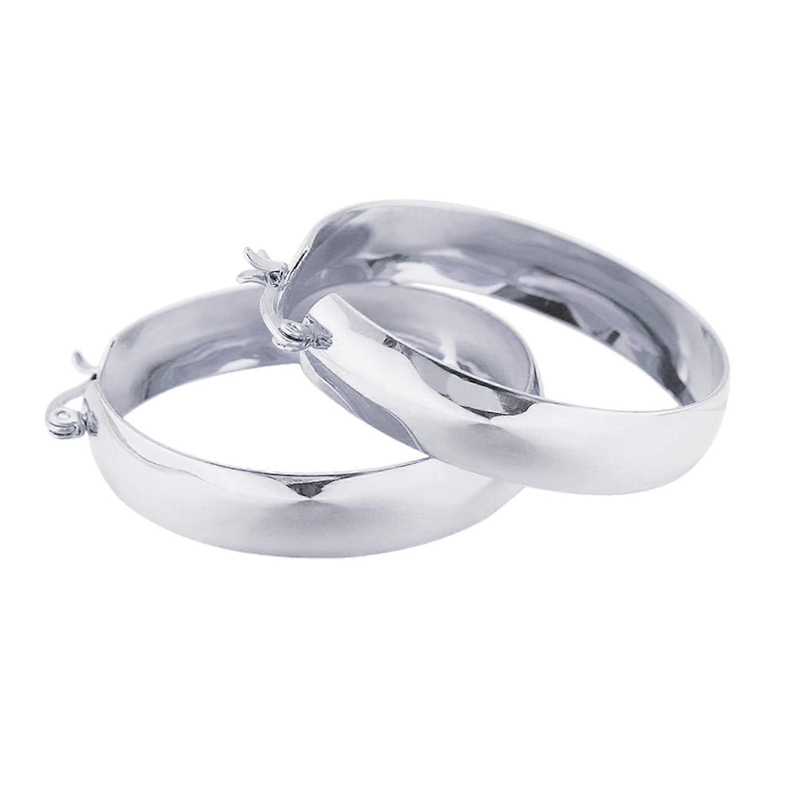 Statement Big Circle Earrings Unique Gold/Silver Large Circle Earrings For Enhancing Any Outfit Effortlessly  50mm