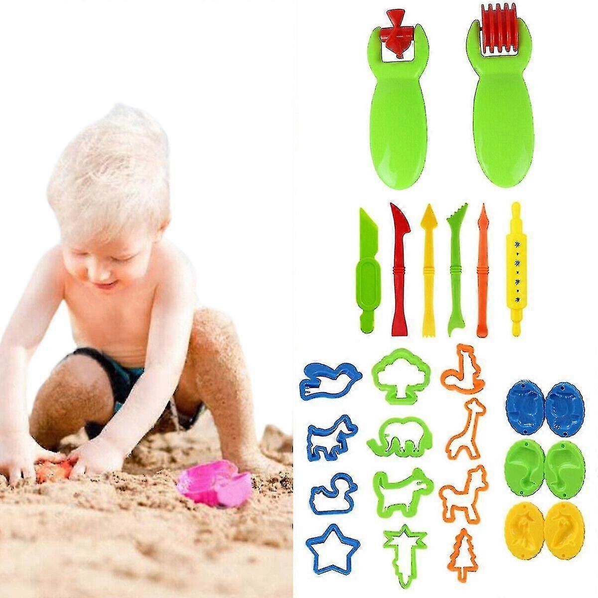 26x楽しい遊びDohツールセット生地モールドモールドおもちゃカッターモデリング子供ギフト高品質Dxldv