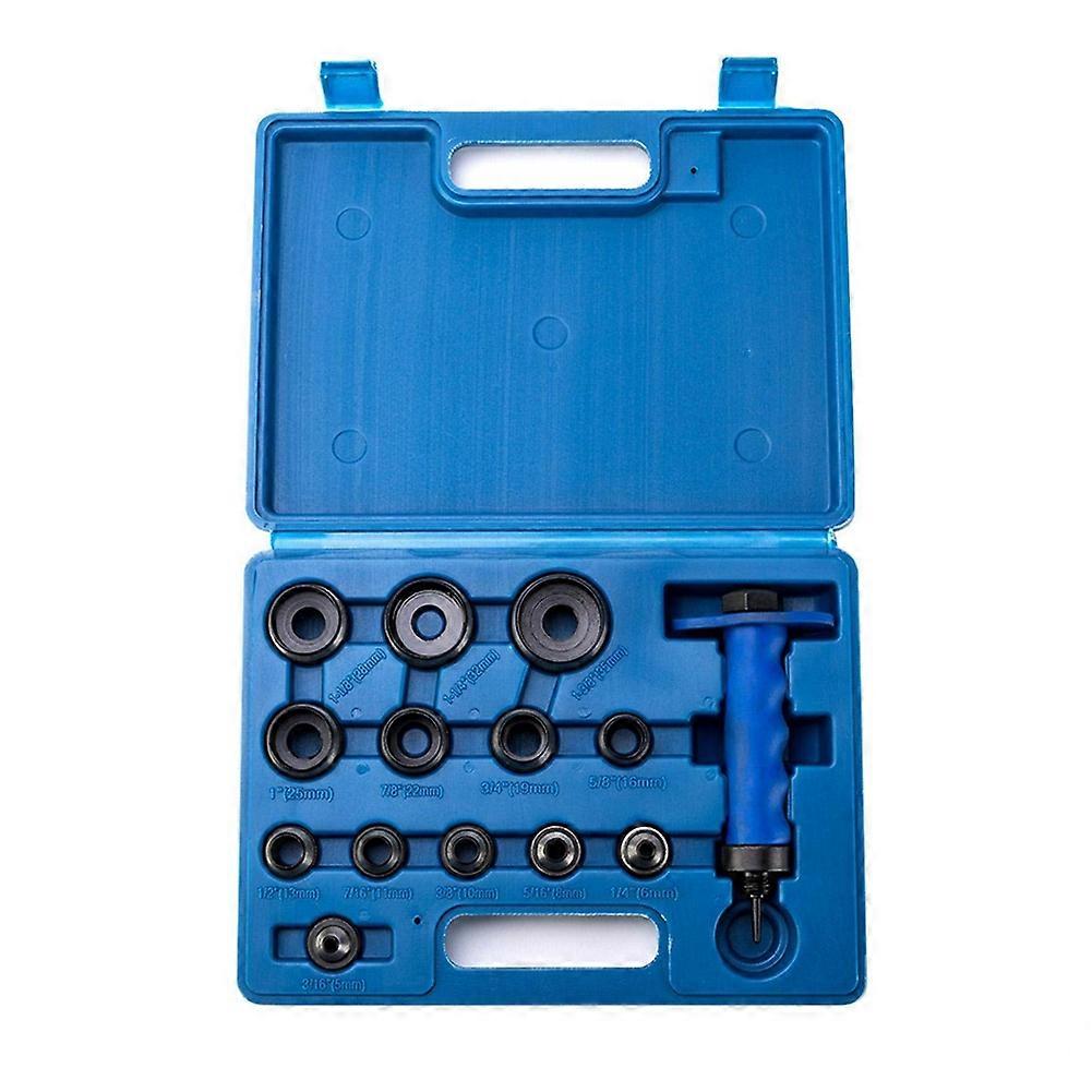 14Pcs Hollow Punch Set DIY Leather Craft Belt Punching Tool 5mm-35mm