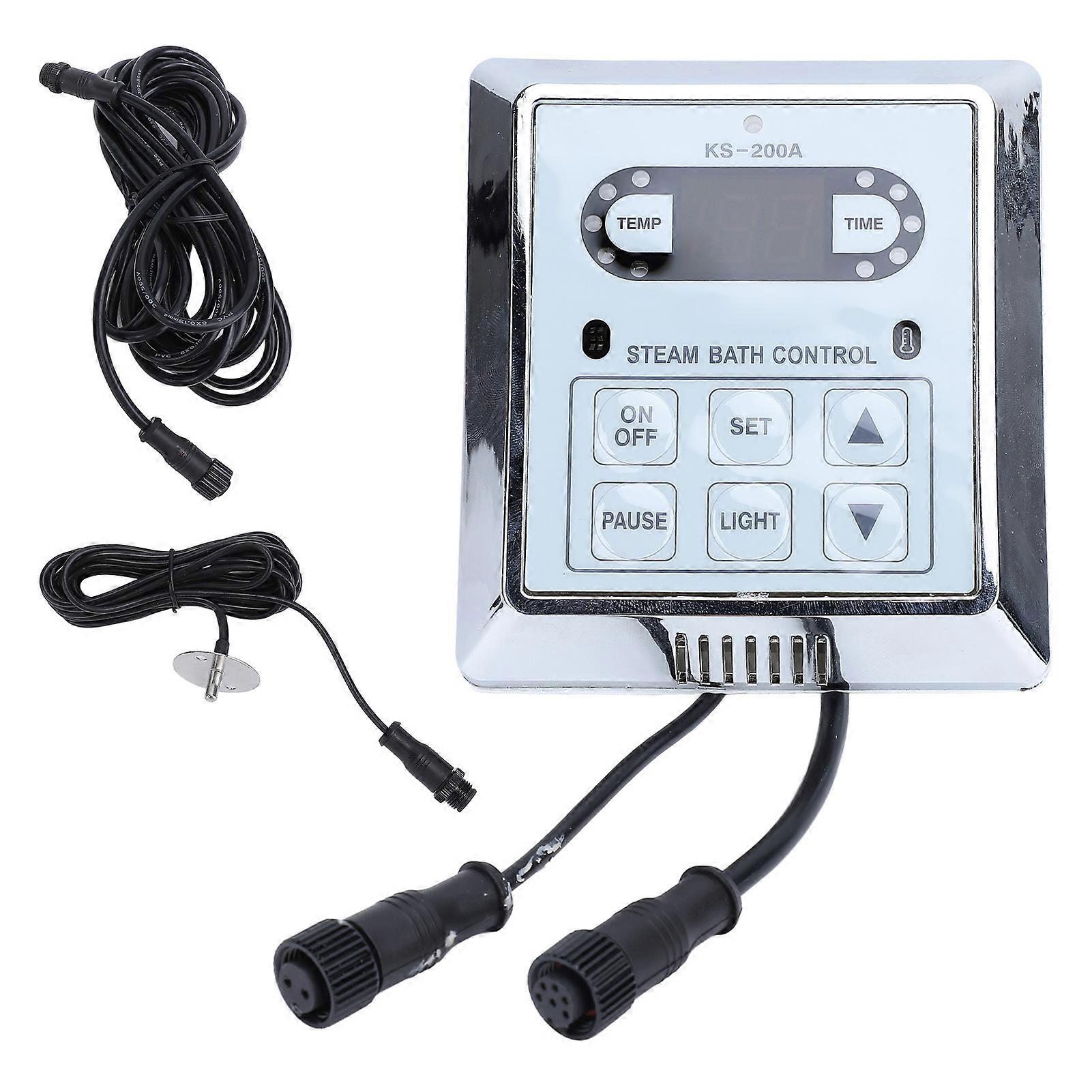 Steam Engine Controller Panel Set Professional Efficient Steam Generator Controller Panel with Temperature Sensor 220V