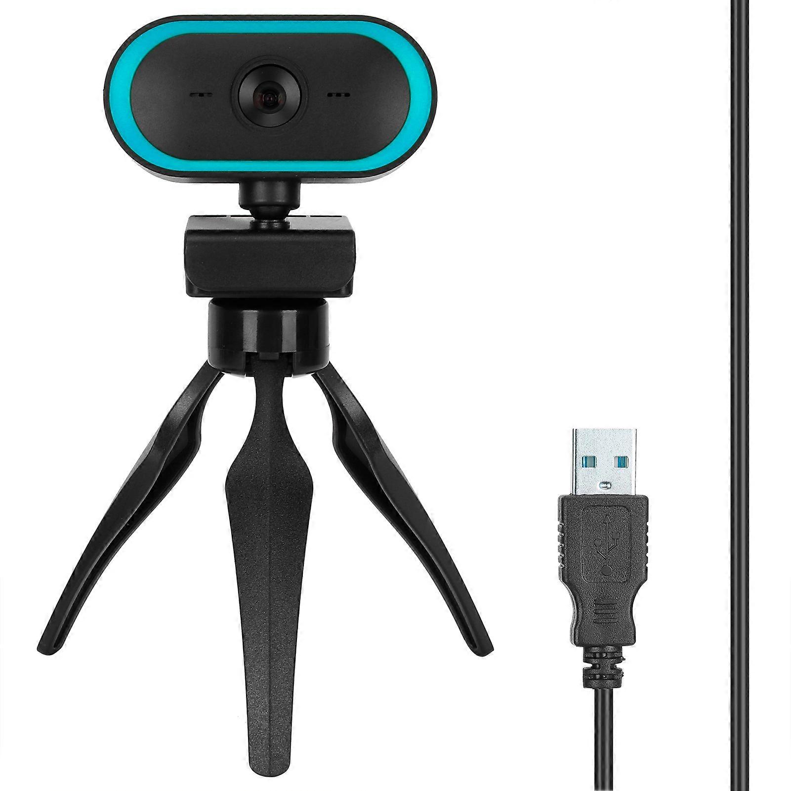 Computer Camera USB Web Camera High Definition 2K Webcam for Live Video Conference