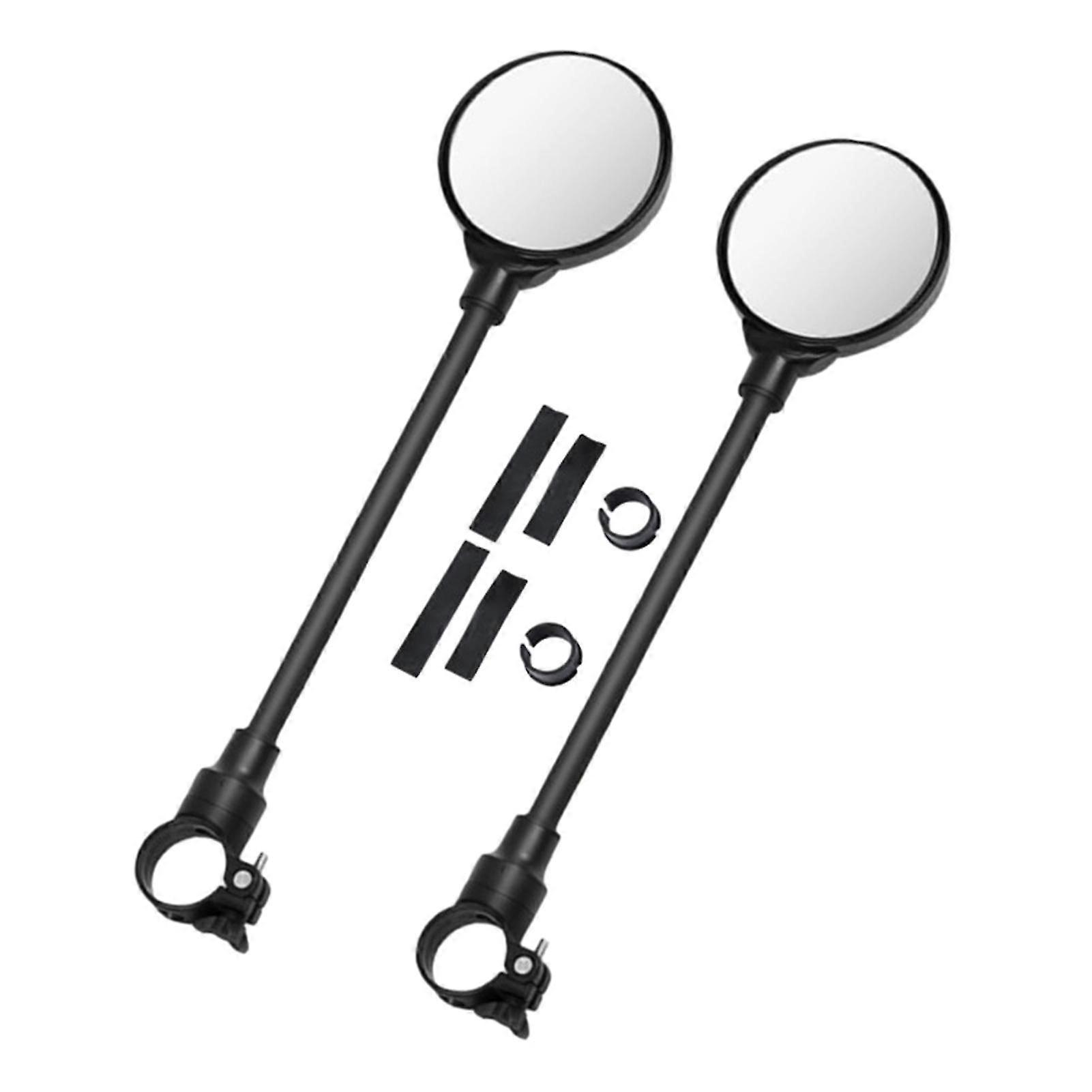 Adjustable Handlebar Rear View Mirrors for Bike 360° Rotatable Motorcycle Reflector