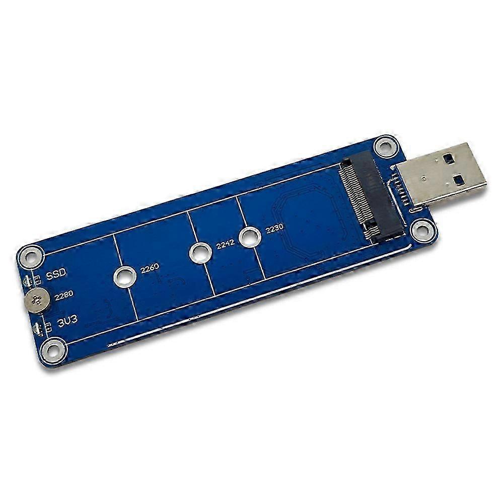 M.2 NVME to USB 3.0 Riser Board Converter Adapter USB 3.0 to M-Key NVME USB3.2 Adapter for 2230 224
