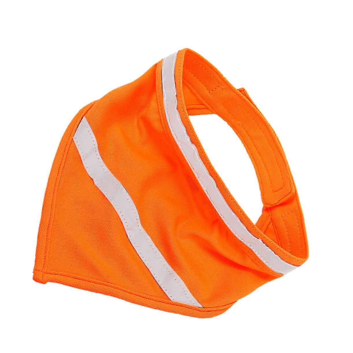 Reflective Strip Pet Bandana for Night Walking, Unique Fashionable Design, Adjustable Size, Durable Material