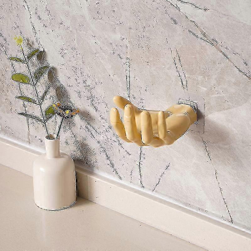 حامل كرة مثبت على الحائط ، حامل كرة سلة على شكل نخيل اليد ، علبة عرض الكرة ، تخزين الحائط للكرة الطائرة لكرة القدم - F