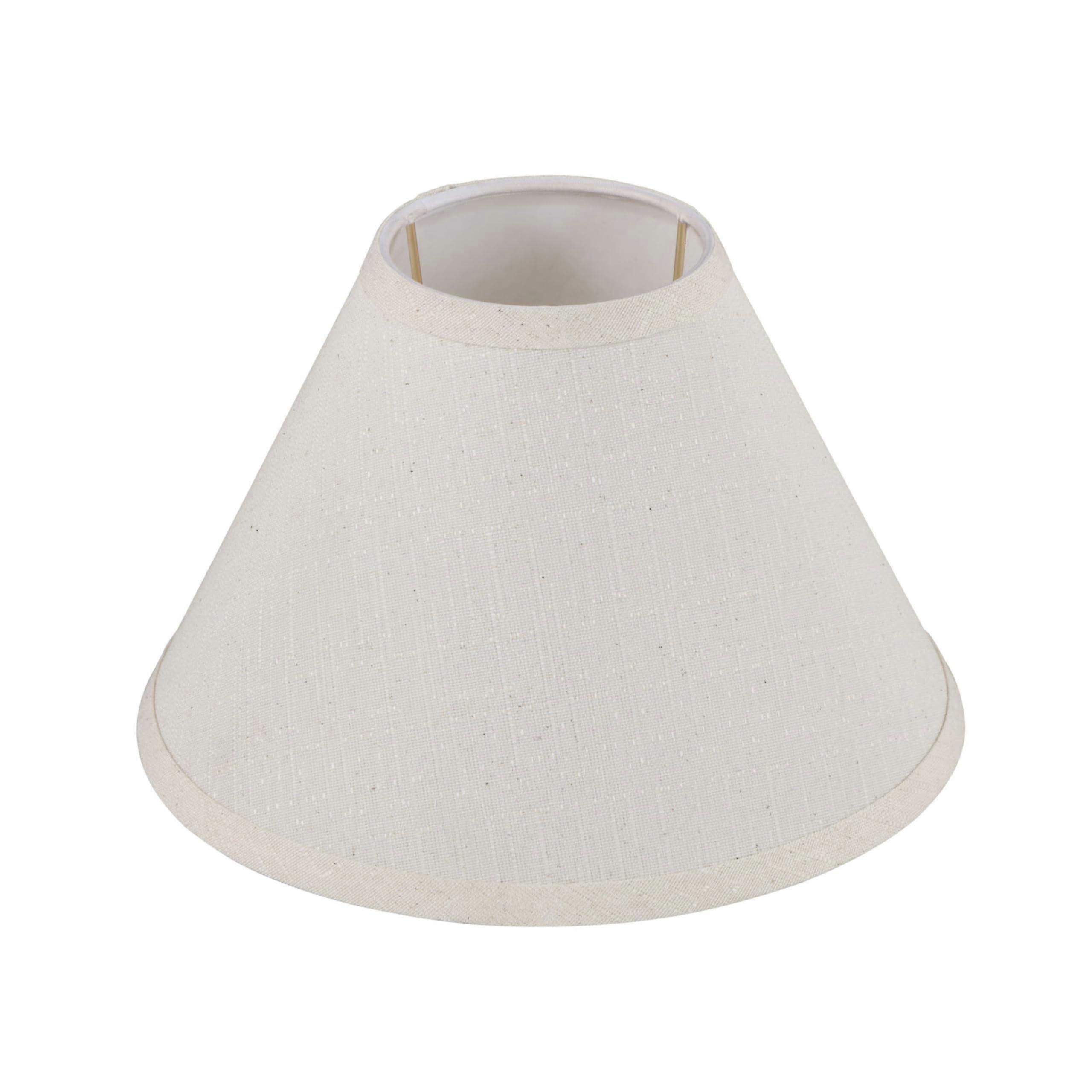 Aspen Creative 58309, Empire Uno Lamp Shade, Cream, 4' Top x 10' Bottom x 7' Slant Height, Slip UNO 33mm