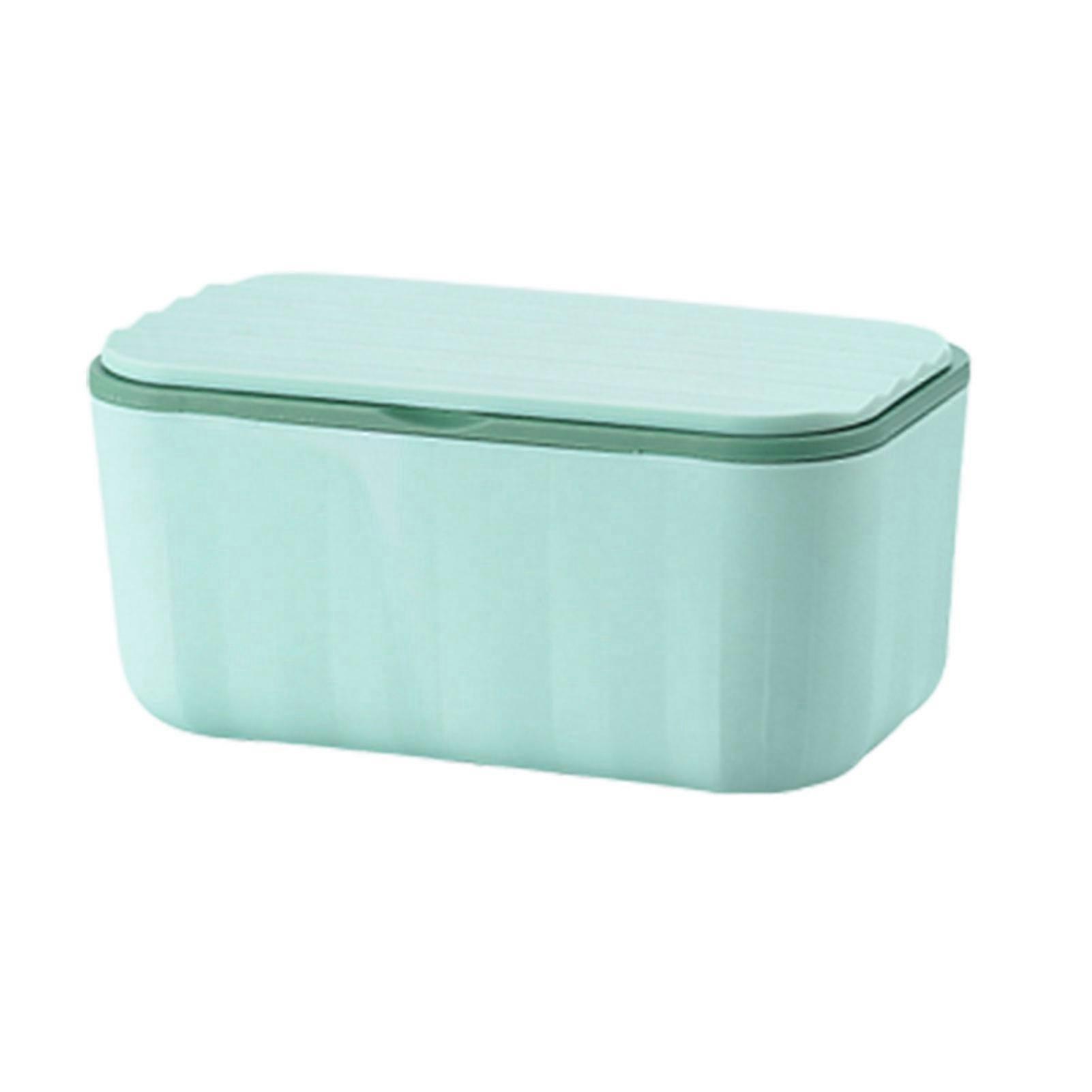 Plastic Tissue Mask Dispenser Box Lidded Multi Use Tissue Container Box
