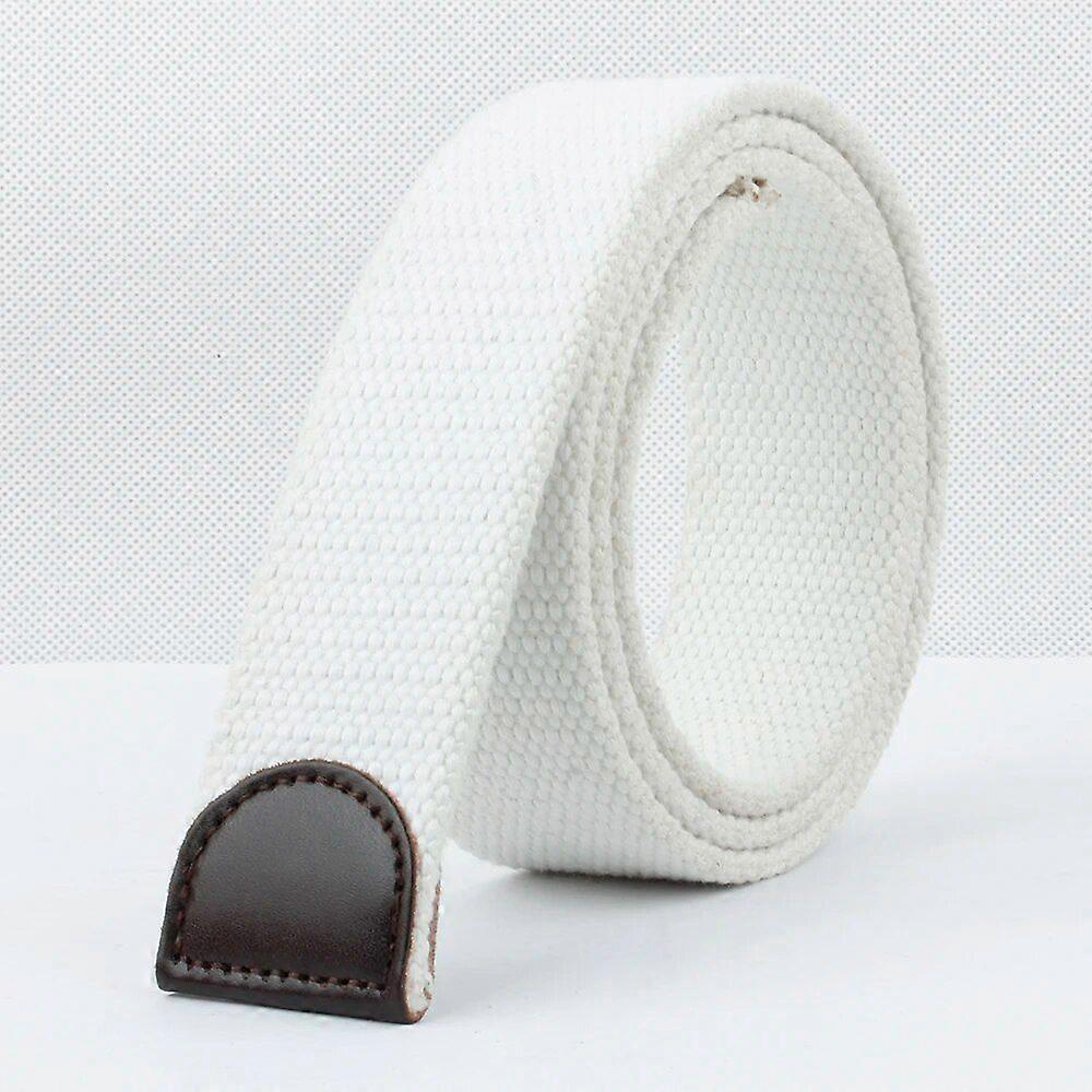 LTOHEYN New 3.8cm Wide Canvas Belt Separate Waistband without Buckle High Quality Woven Canvas Tactical Waistband Men's Belt