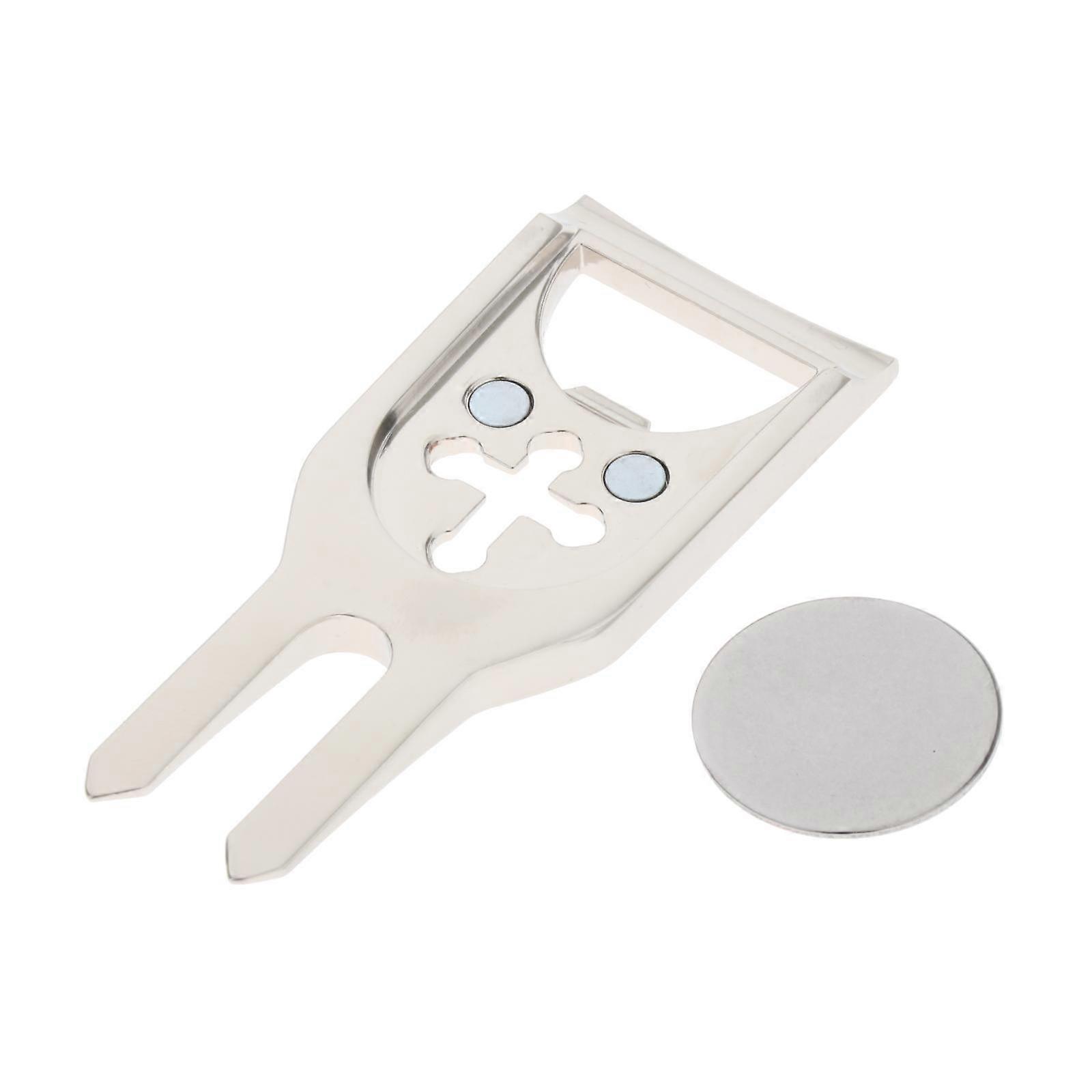 Instrument de reparare a golfului cu marker de minge - Instrumente metalice cu marker de minge gravat