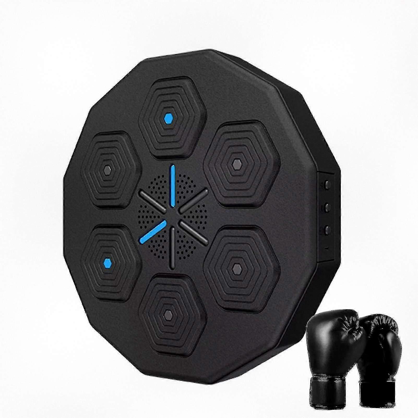 2024 Smart Home Wall-Mounted Boxing Trainer for Agility and Focus, Featuring Digital Targets, Punching Pads, and Gloves for Enhanced Workouts