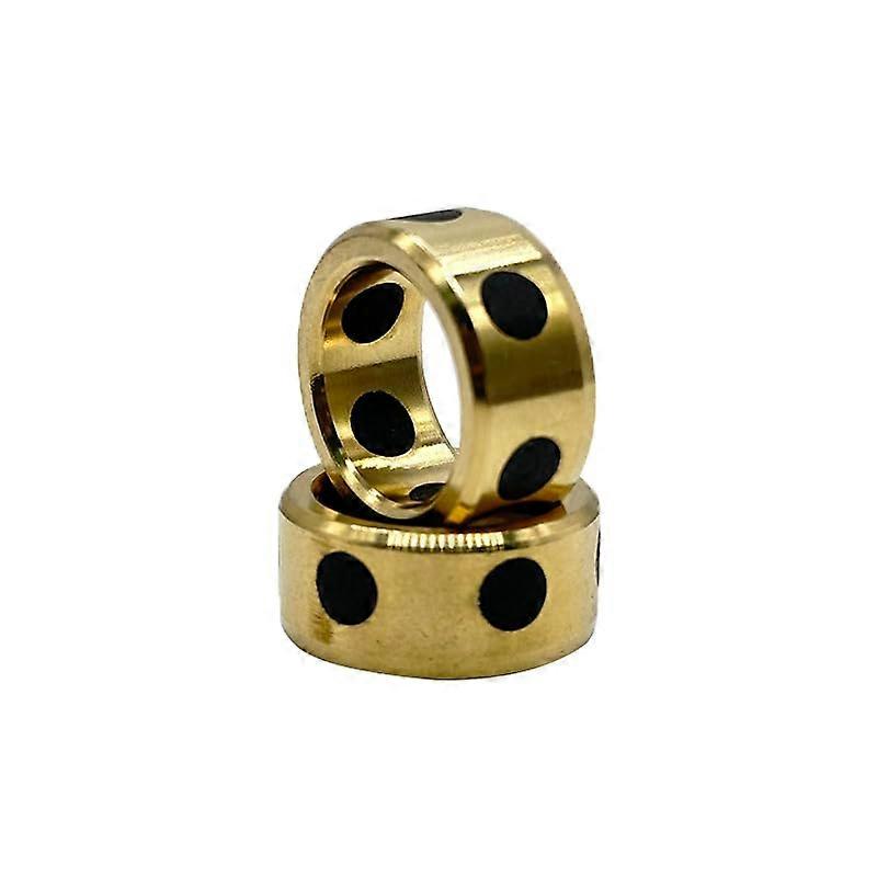 162210 1610 16x22x10 Mm Linear Graphite Lubricated Brass Bearing Bushing Oilless Self Lubricating