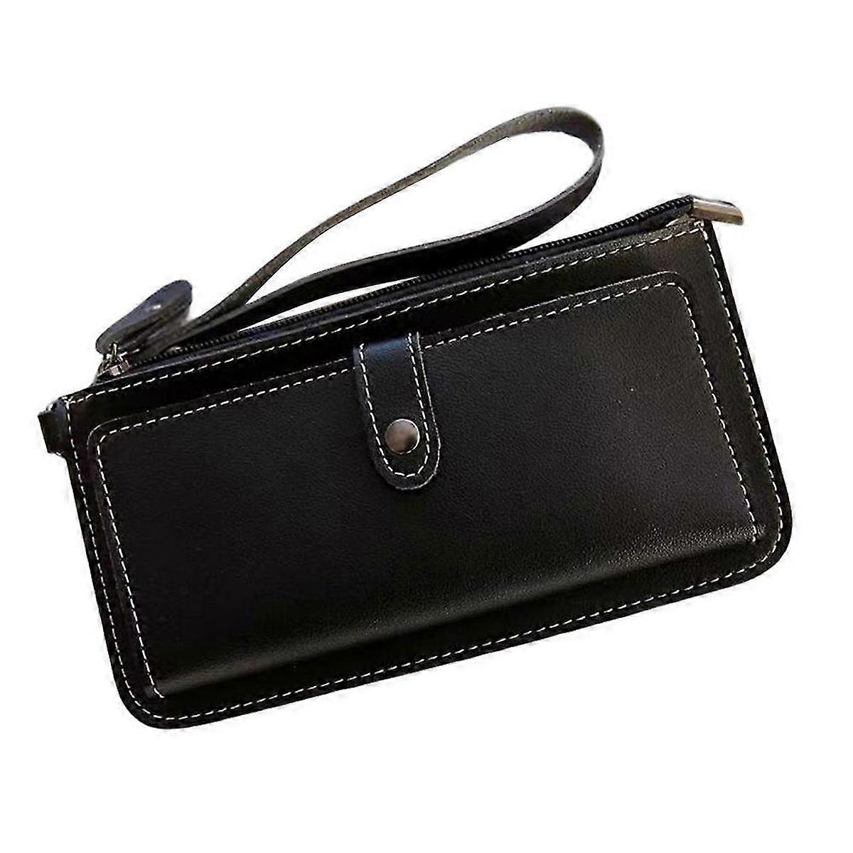Women's Long Multifunctional Zipper Wallet Multifunctioanl Multiple Color to Choose Compatible Shopping Traveling