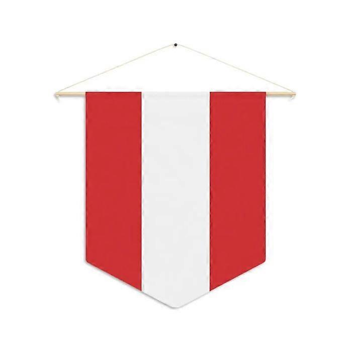 Pennant – Flag of Peru – 30 x 45 cm – Polyester – Hanging – 1 piece