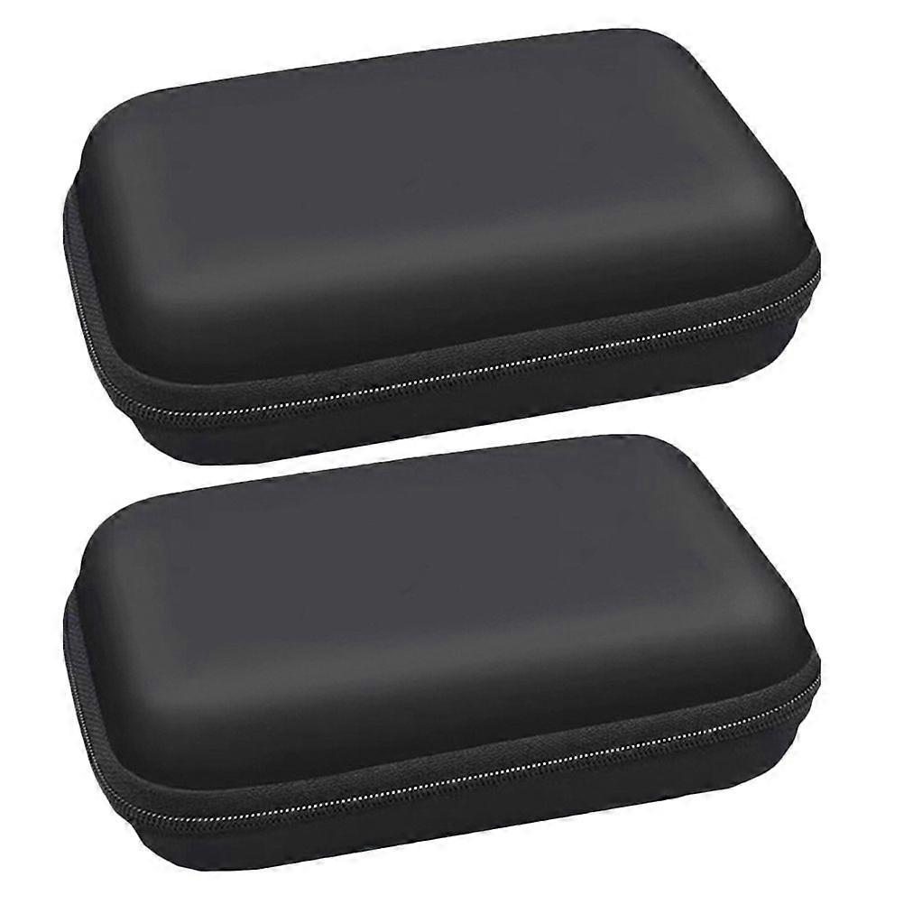 2Pcs Electronics Accessories Bags EVA Storage Bags Mobile Hard Disk Cases