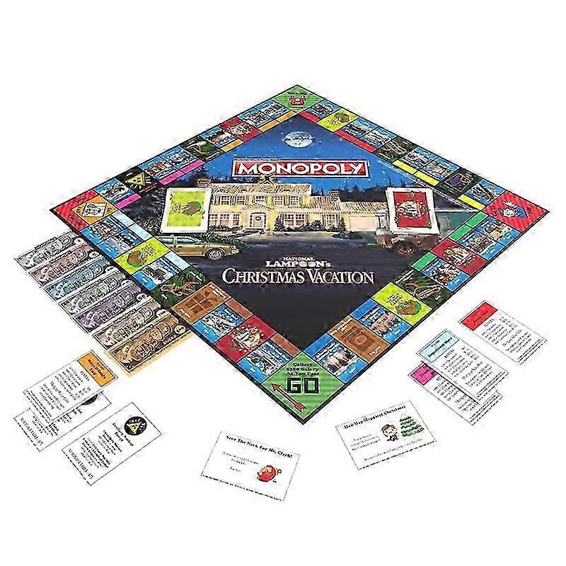 Monopoly National Lampoons Board Game National Lampoons Board Game Christmas Vacation Travel Strategy Game For 2-6 Players