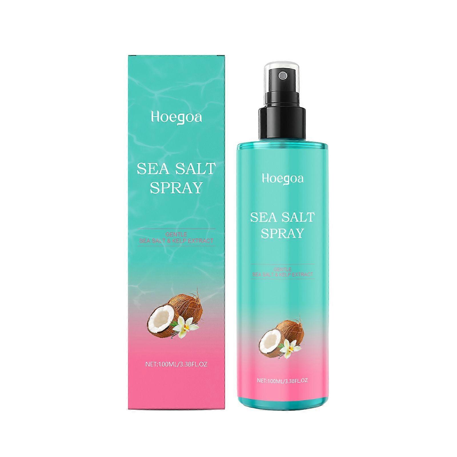 Sea Salt Spray for Women and Men, Volumizing & Texturizing Spray with Sea Salt and Kelp Extract, Light & Non-Greasy Hair Styling Spray for Beachy, Wav