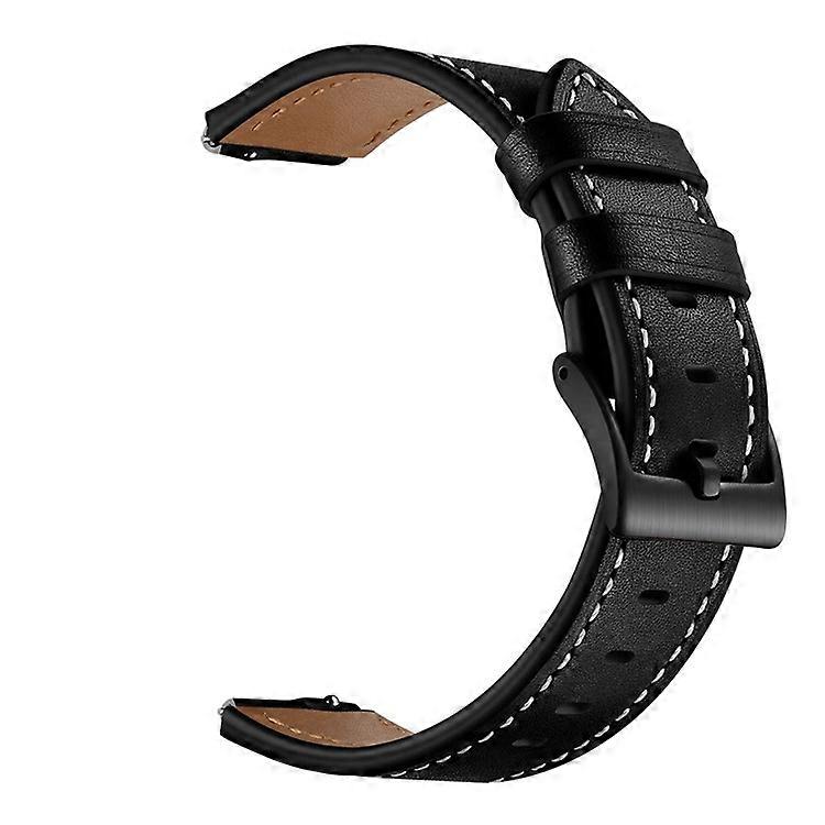 16mm Top Layer Cowhide Leather Watch Band Strap Compatible For Huawei TalkBand B3/B6