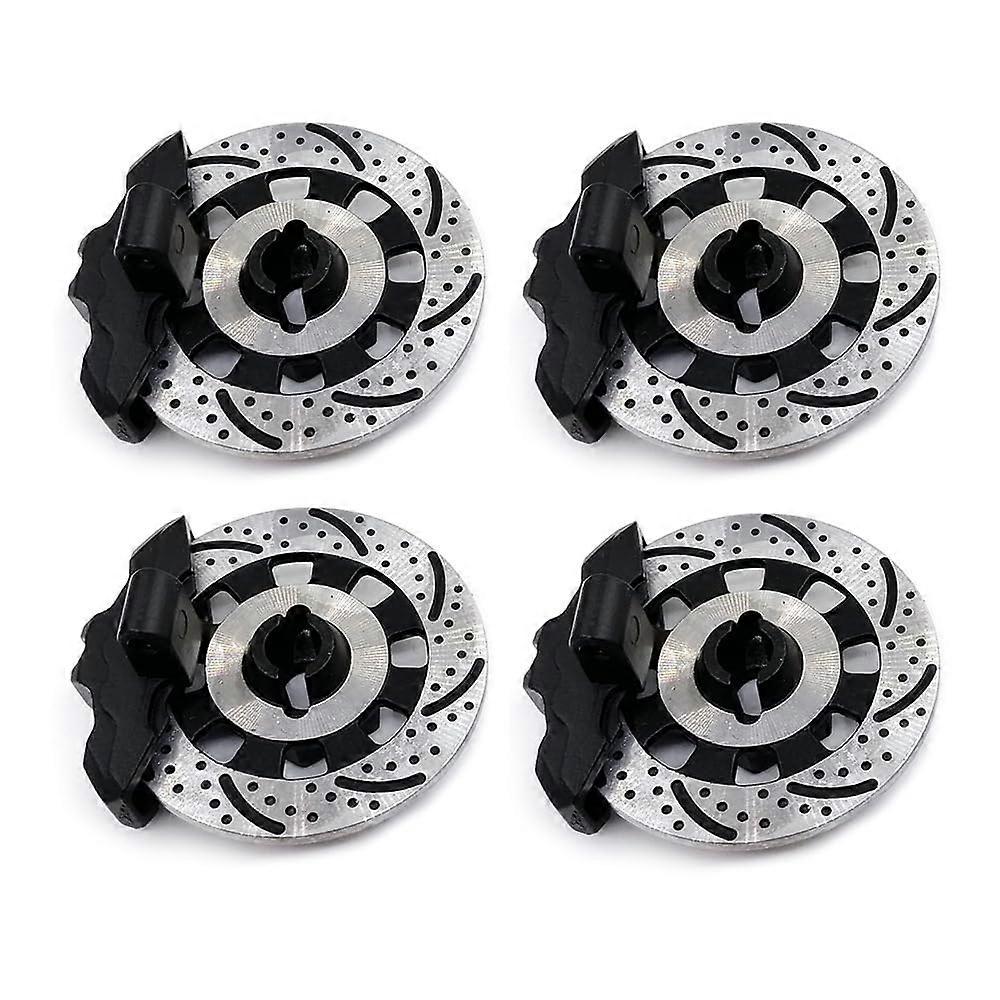 Metall Simulierte Bremsscheibe RC Verbesserte Teile für TRAXXAS 1/7 Unlimited Desert Racer UDR RC Auto (Schwarz)