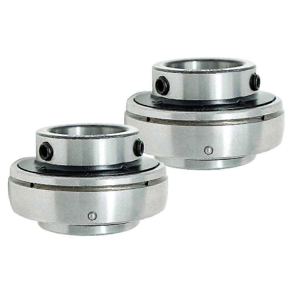 UC206-20 Insert Bearing 1-1/4 Inch Bore Spherical Outer Diameter Set Screws Lubrication Hole Quantity 2