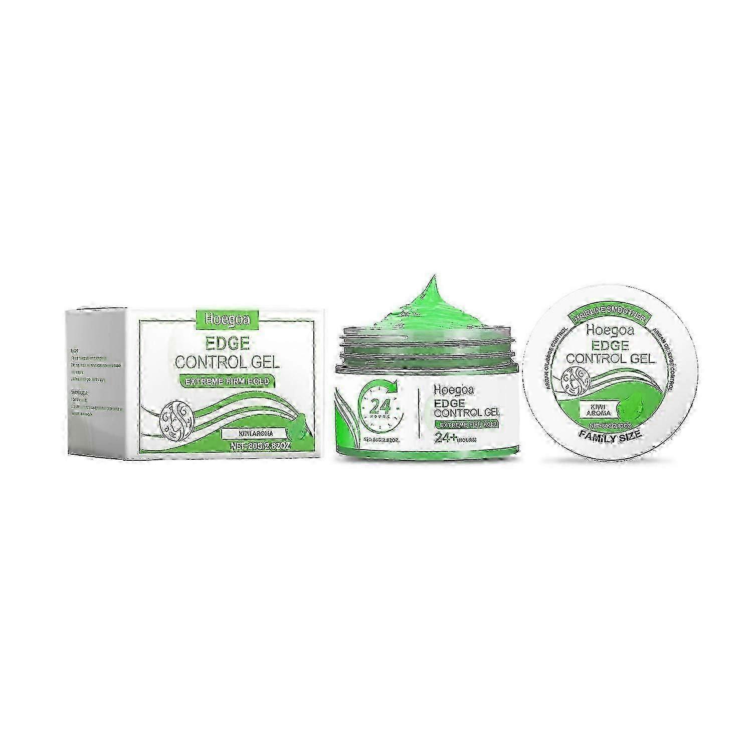 Hoegoa Green Kiwi Setting Gel Long-lasting Bangs Natural Setting Refreshing Oil Control Gel