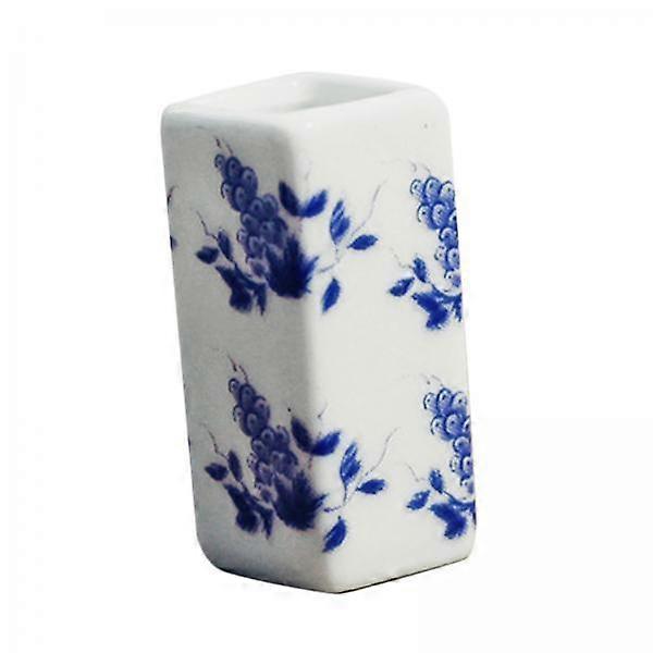 4x1:12 Scale Doll House Ceramic Chopstick Storage Box Holder Decor Grape