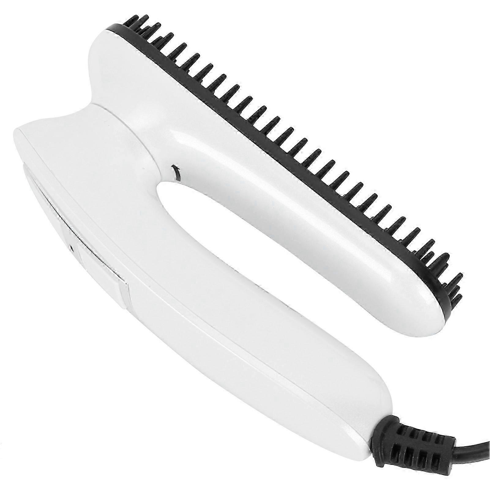 Portable Electric Beard Straightening Brush with Folding Design 2025