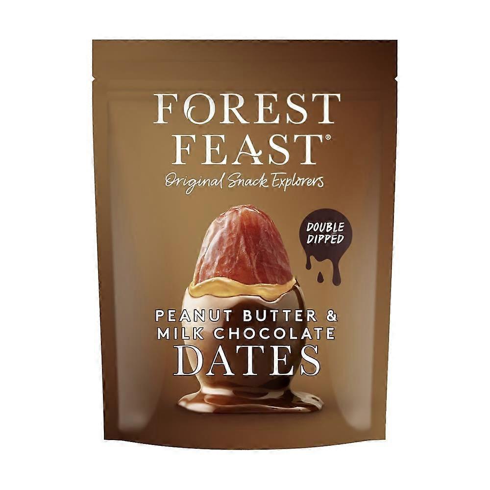 Tâmaras de Manteiga de Amendoim com Chocolate ao Leite Forest Feast 140g