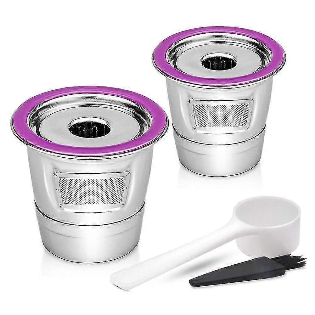 Stainless Steel Coffee Capsule Cup Reusable K Cup for 2.0/1.0 Mini Plus Coffee Filter