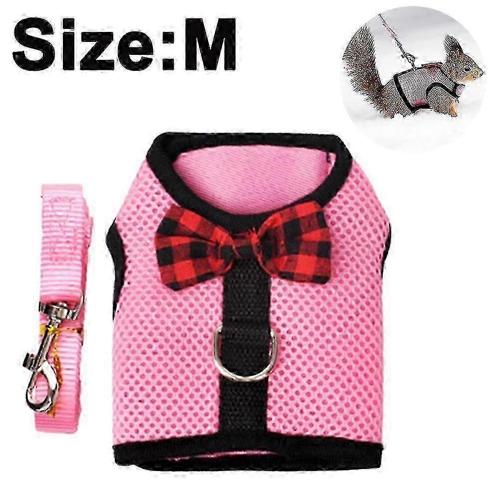 Soft Mesh Small Pet Carrier with Bow Bells (Pink M) for Small Animals