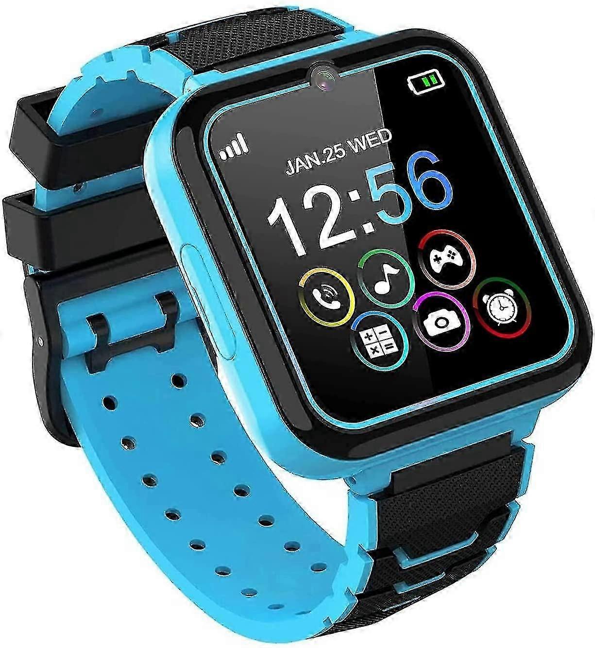 Children's Smart Watch, Touch Screen Music Player (blue)