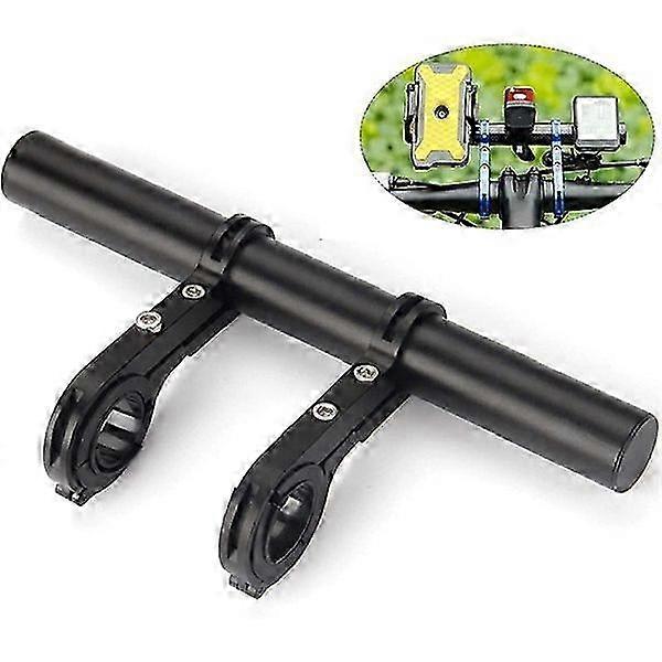 20cm Bicycle Handlebar Extender, Multi-Function Double Bike Handle Extension Compatible with Various Accessories