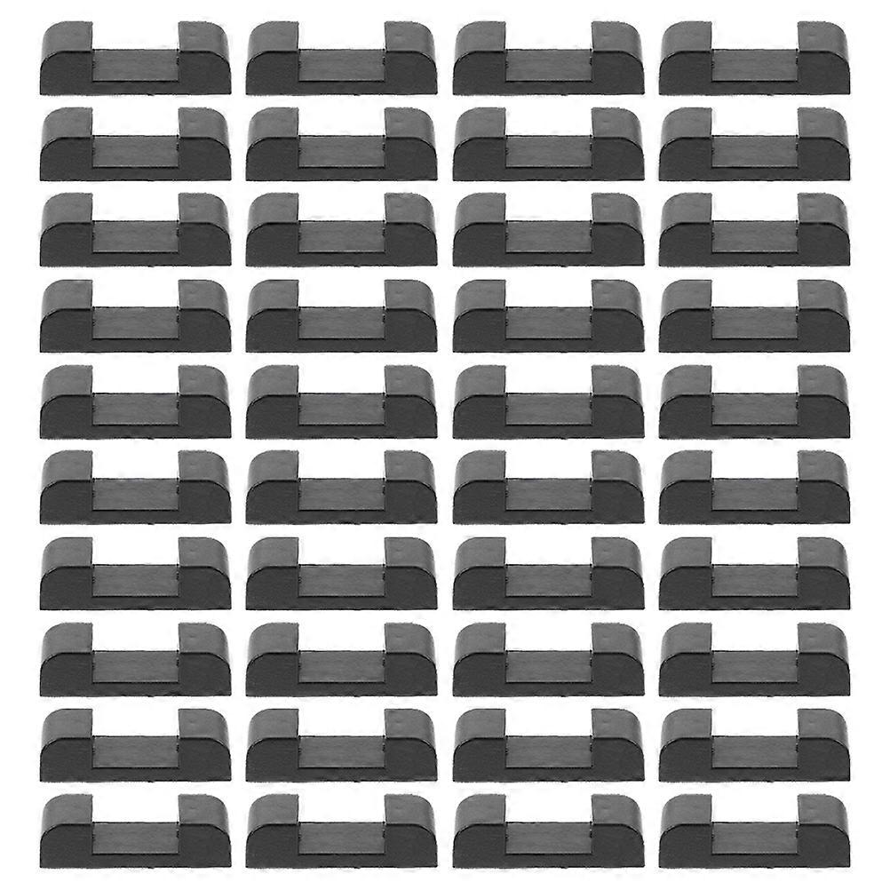 Black Square Base Display Holders 100pcs Sturdy Stand Bases for Jewelry Floating Frames Compact Elegant Design Stable for Easy Showcasing